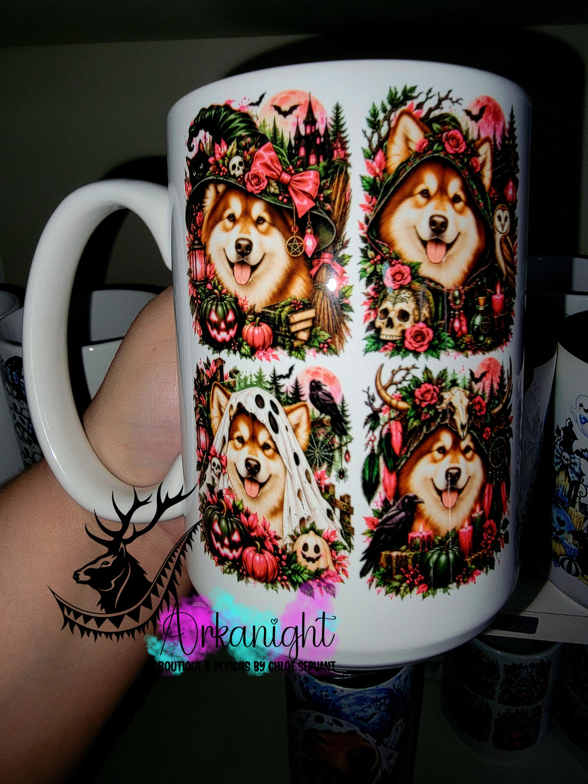 Tasse en céramique sur commande - Collection Automne et Halloween 2026 ♡ Malamute 2