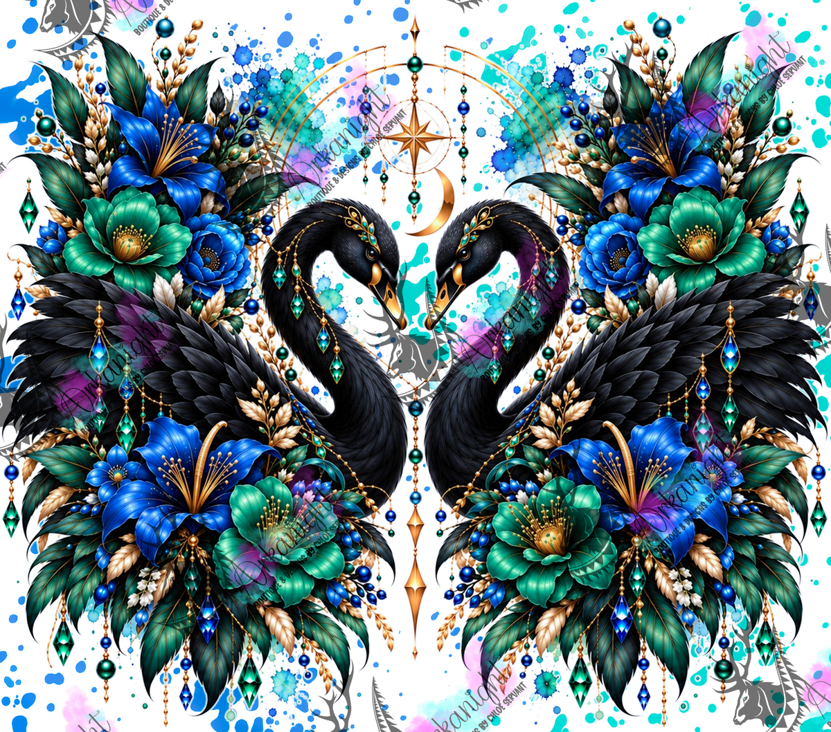 Numérique ♡Collection Animaux - Cycle Lunaire ♡ Cygne Noir