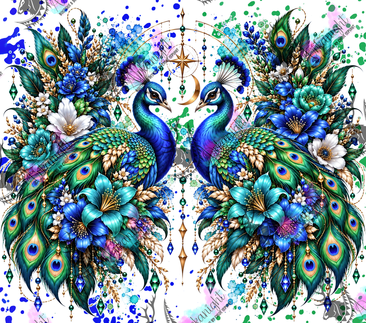 Numérique ♡Collection Animaux - Cycle Lunaire ♡ Paon
