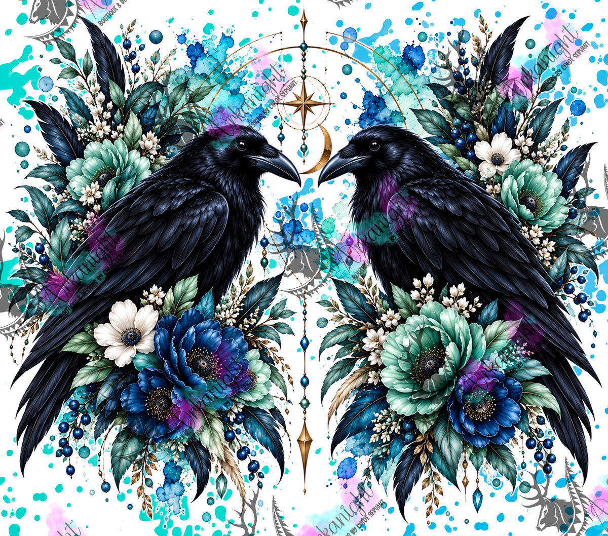 Numérique ♡Collection Animaux - Cycle Lunaire ♡ Corbeau