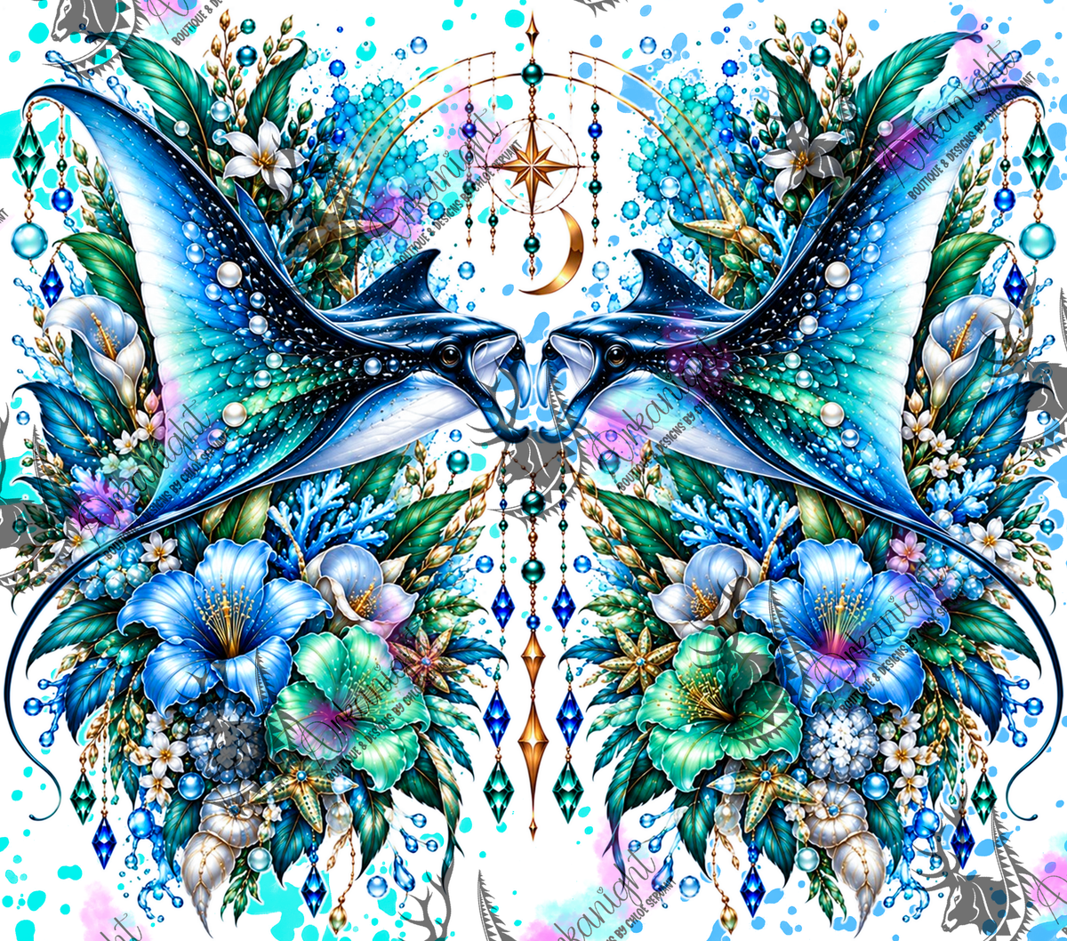 Numérique ♡Collection Animaux - Cycle Lunaire ♡ Raie Manta