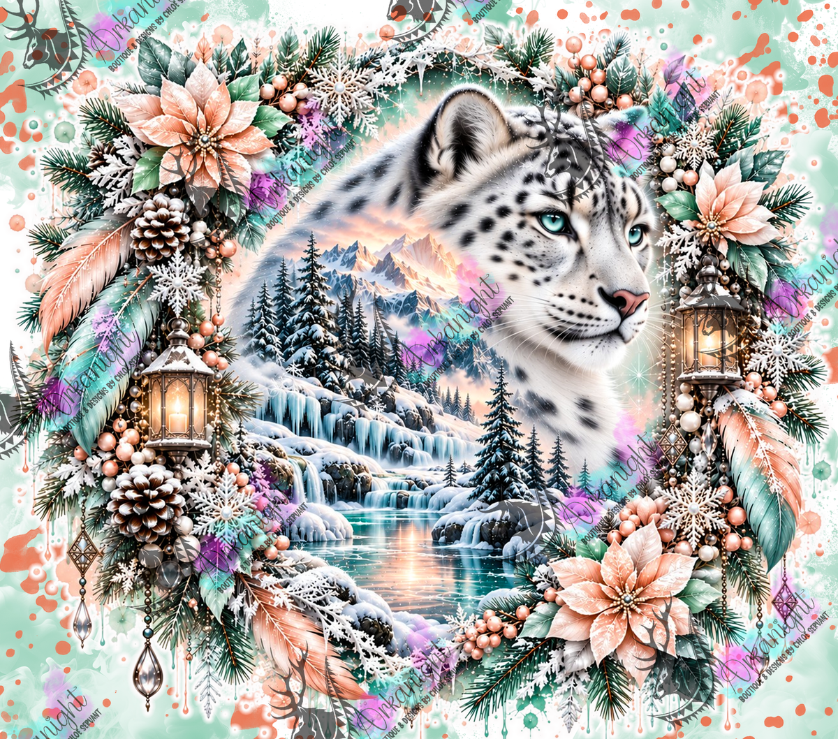 Numérique ♡Collection Hiver 2026-2027 ♡ Double Exposition ♡ Léopard des Neiges