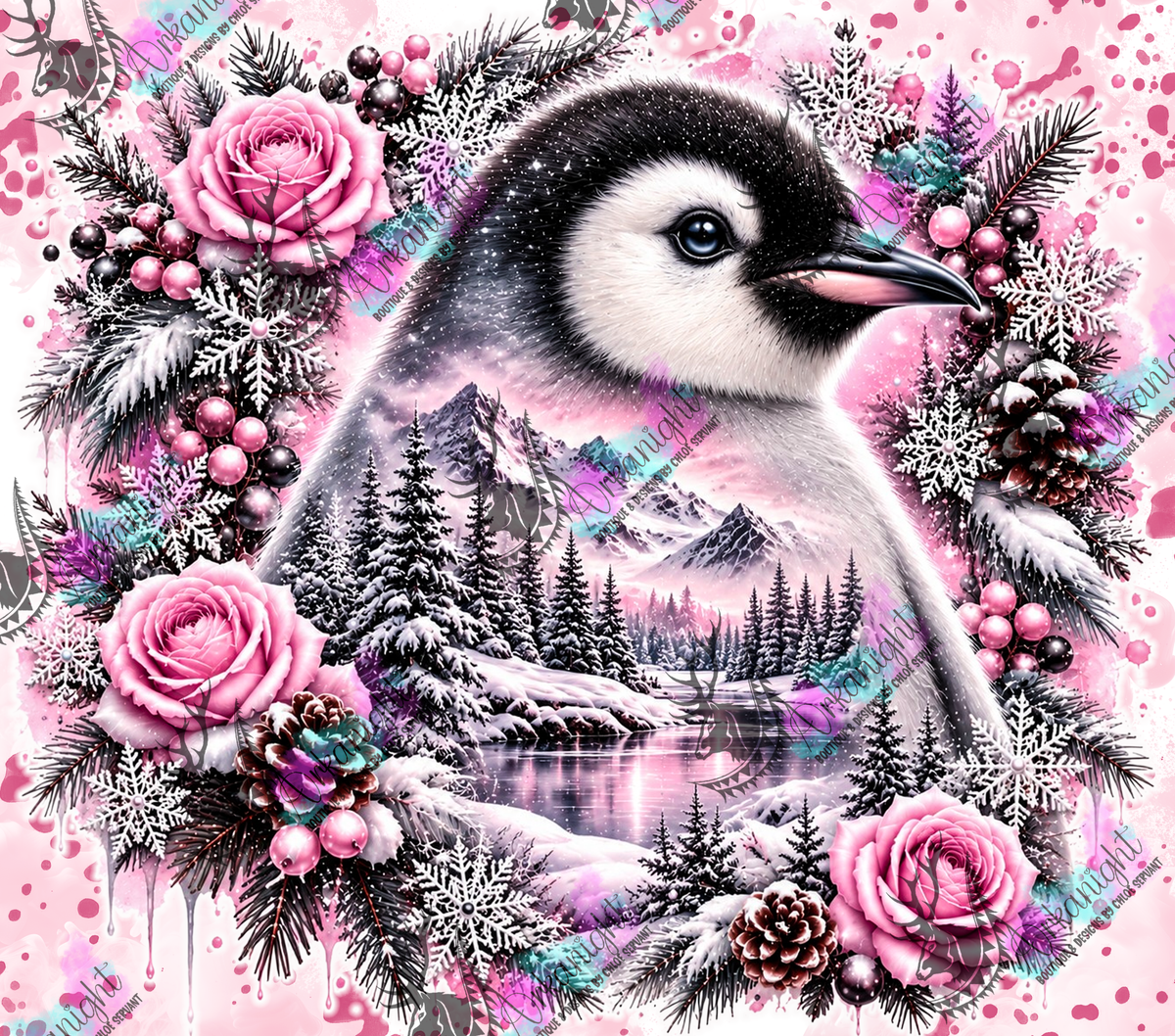 Numérique ♡Collection Hiver 2026-2027 ♡ Double Exposition ♡ Pingouin