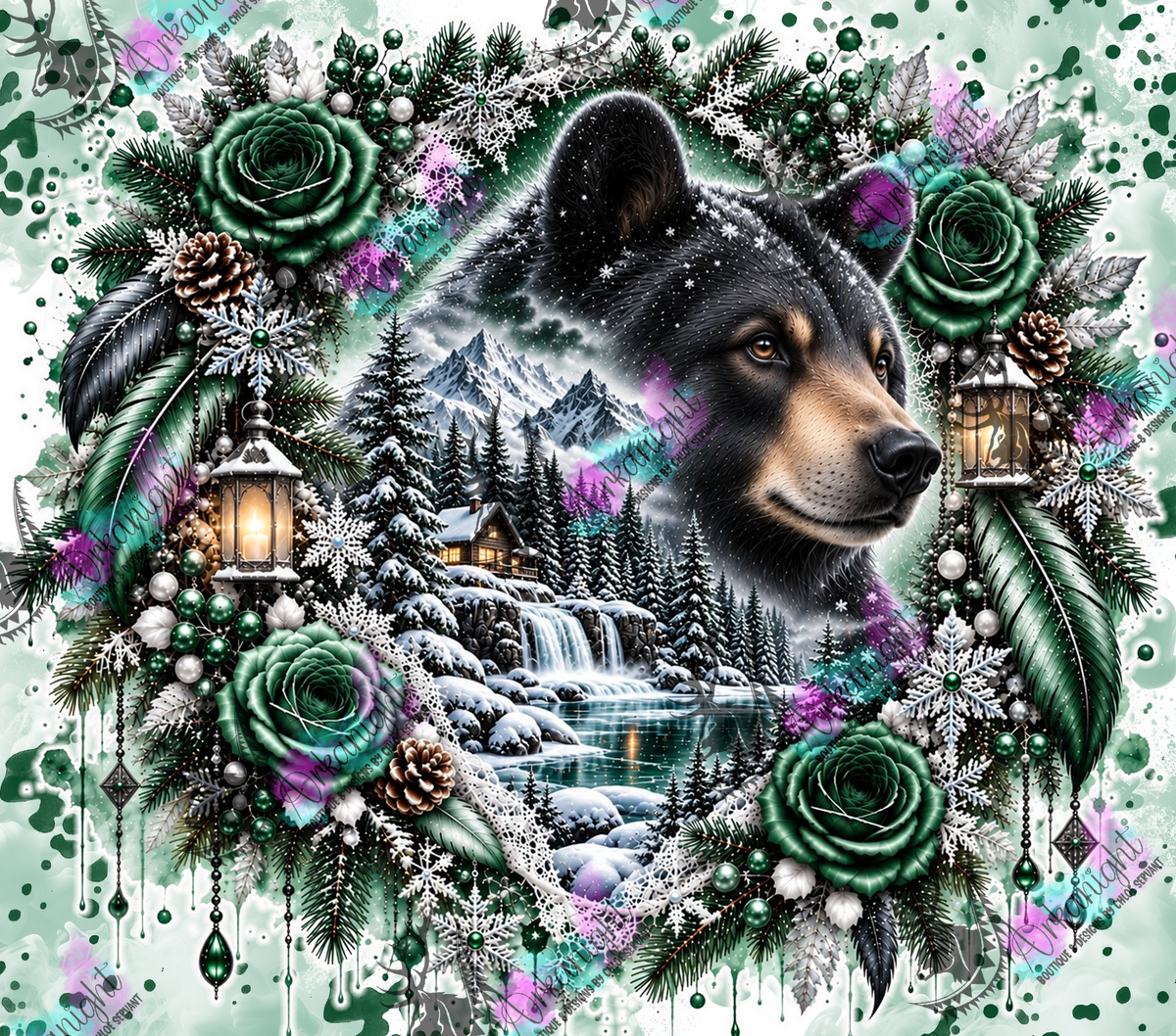 Numérique ♡Collection Hiver 2026-2027 ♡ Double Exposition ♡ Ours Noir