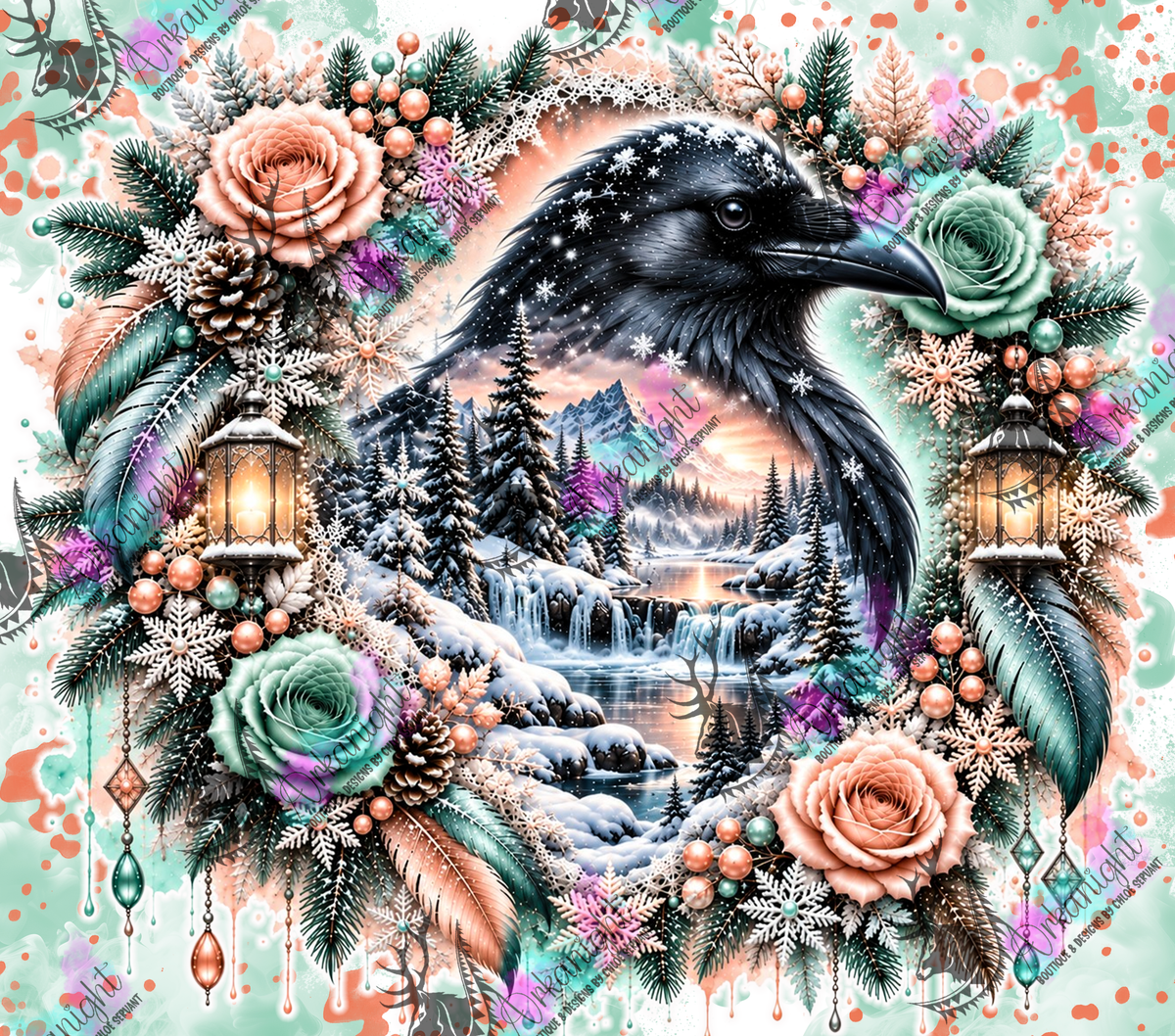 Numérique ♡Collection Hiver 2026-2027 ♡ Double Exposition ♡ Corbeau