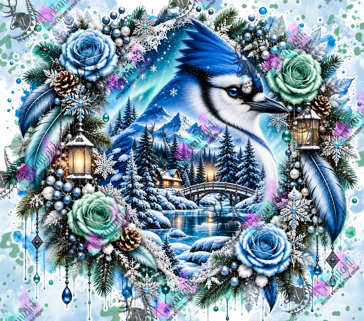 Numérique ♡Collection Hiver 2026-2027 ♡ Double Exposition ♡ Geai Bleu