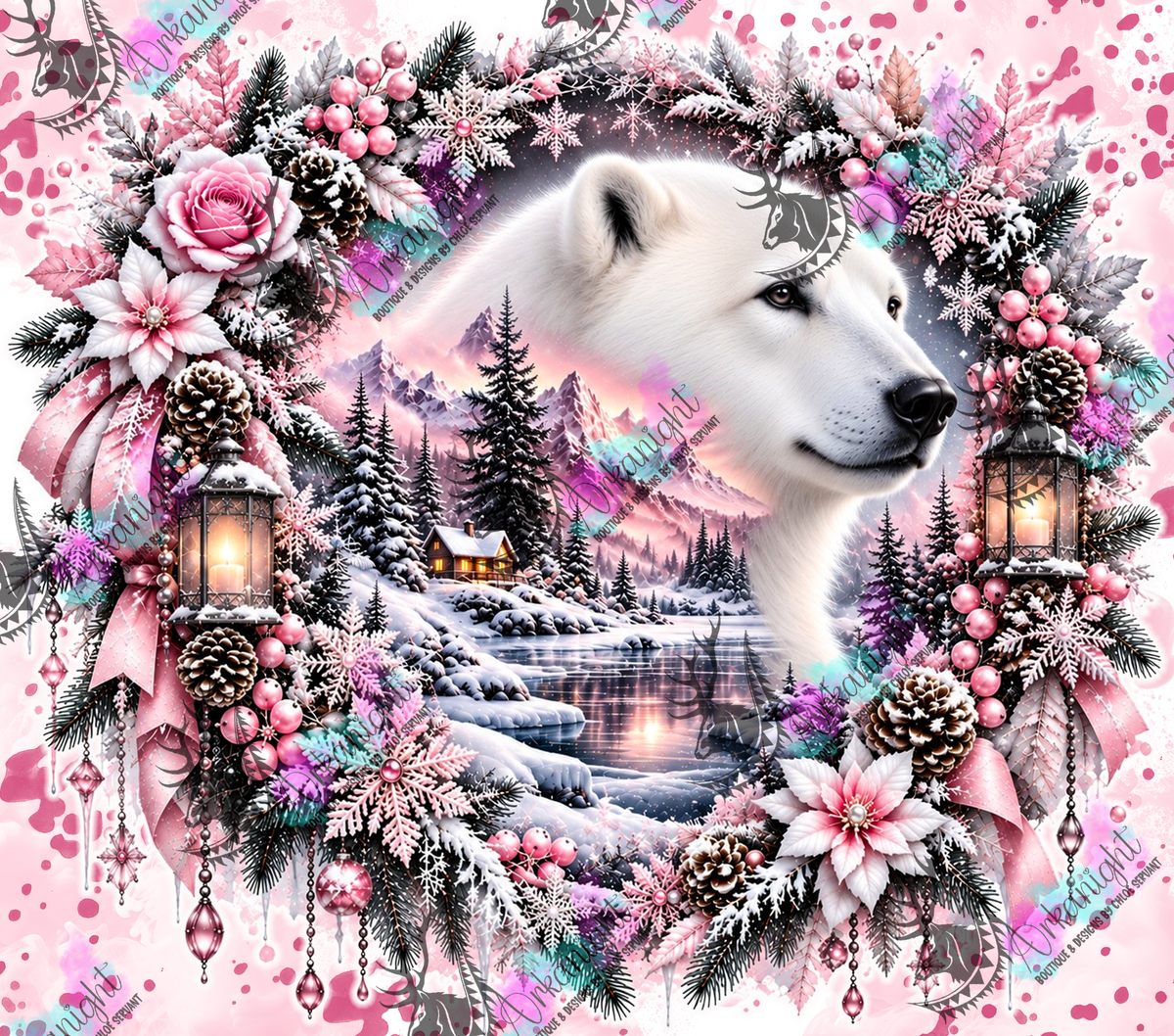 Numérique ♡Collection Hiver 2026-2027 ♡ Double Exposition ♡ Ours Polaire