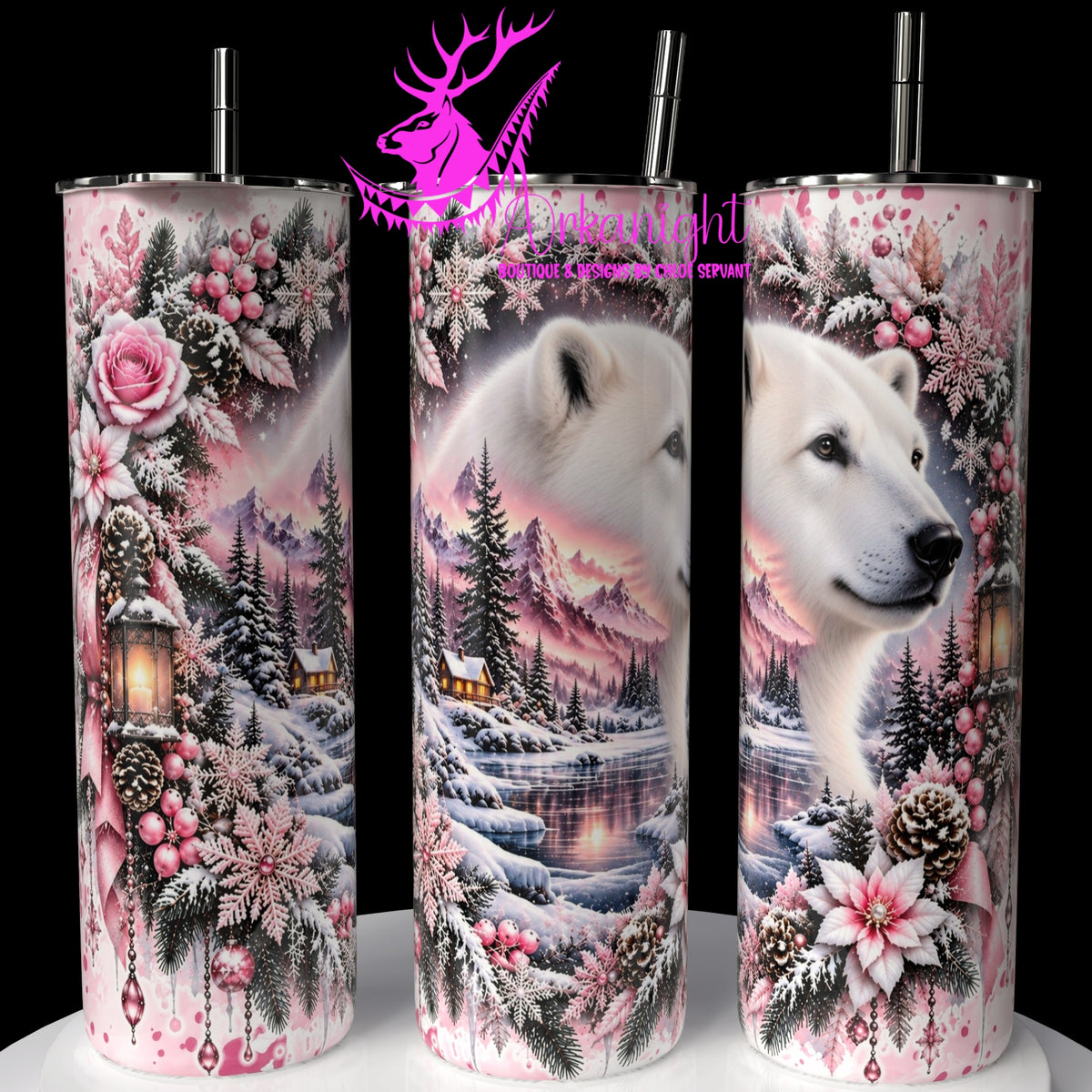 Numérique ♡Collection Hiver 2026-2027 ♡ Double Exposition ♡ Ours Polaire