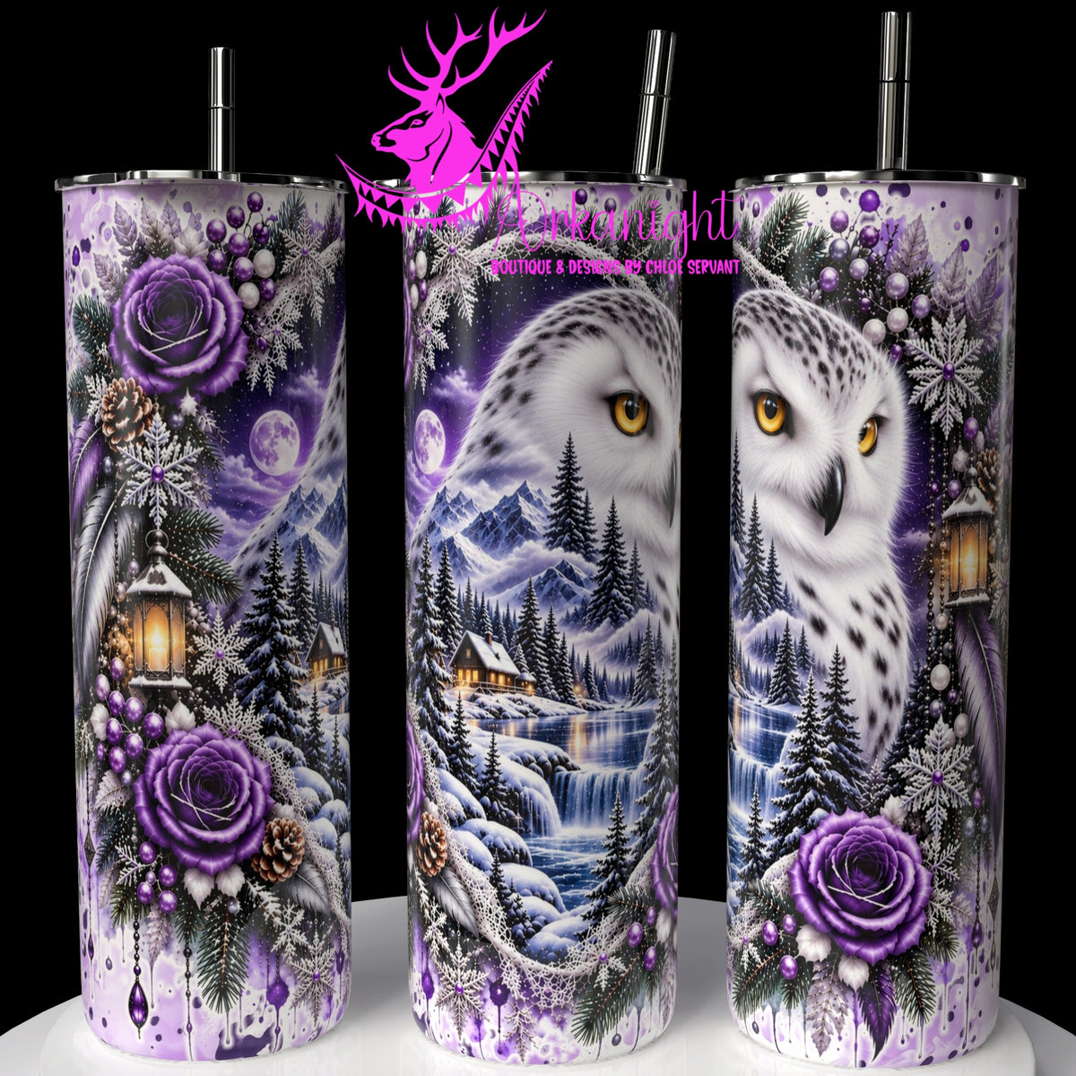 Numérique ♡Collection Hiver 2026-2027 ♡ Double Exposition ♡ Hiboux