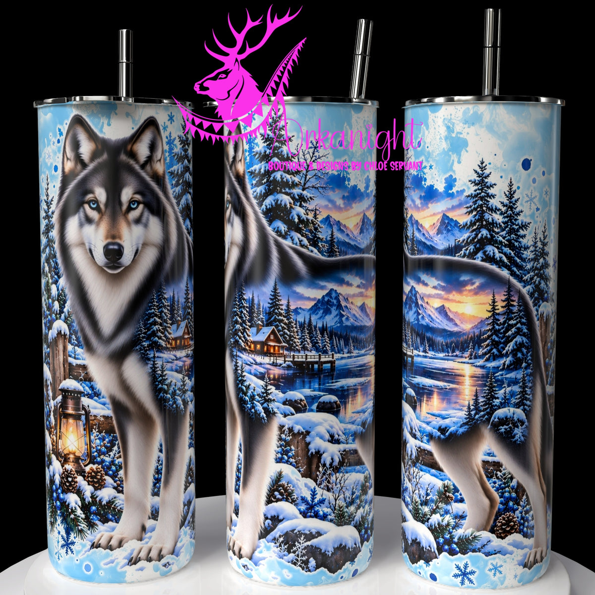 Numérique ♡Collection Hiver 2026-2027 ♡ Double Exposition au chalet ♡ Loup
