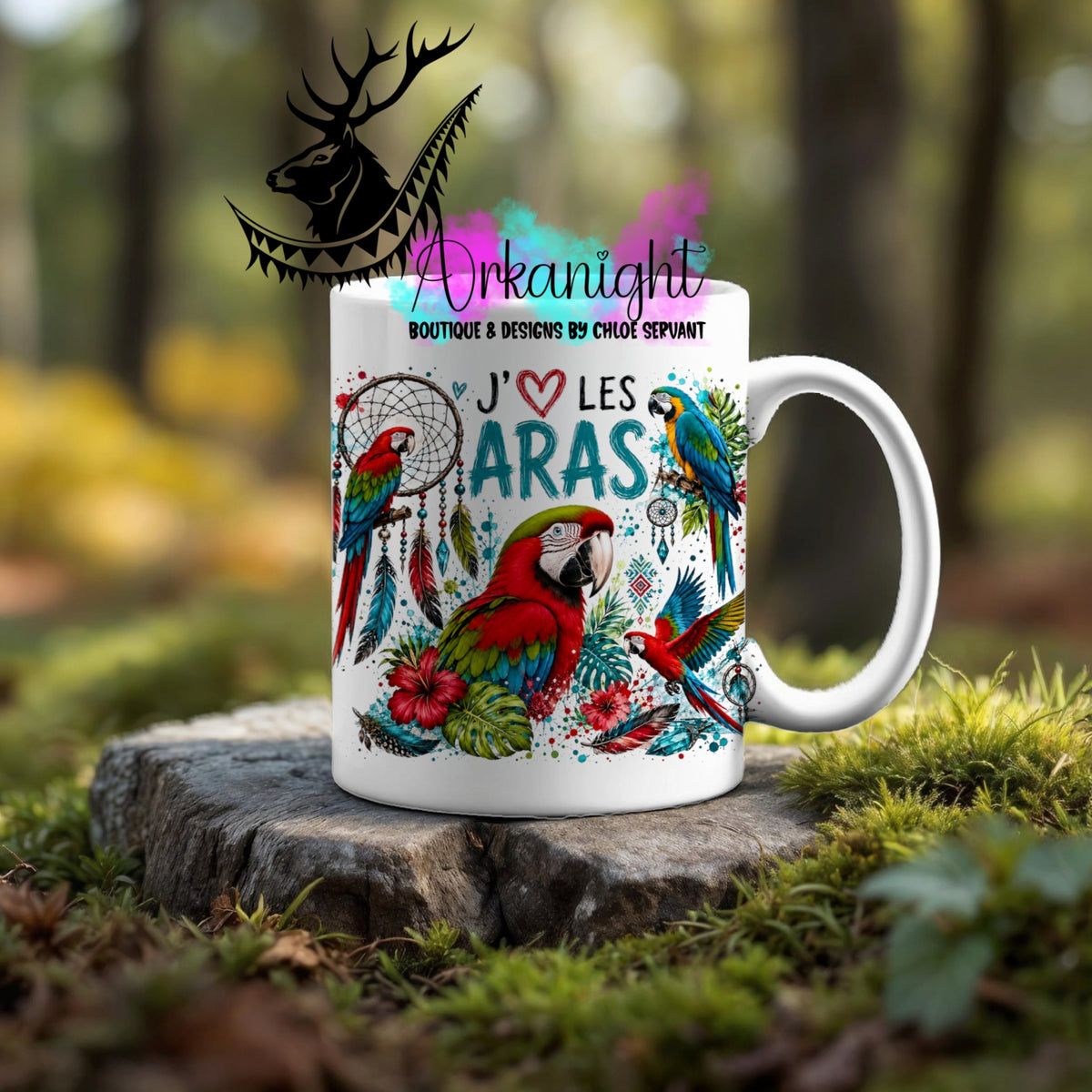 Tasse en céramique sur commande - Collection Boho Capteur de rêve ♡ Aras