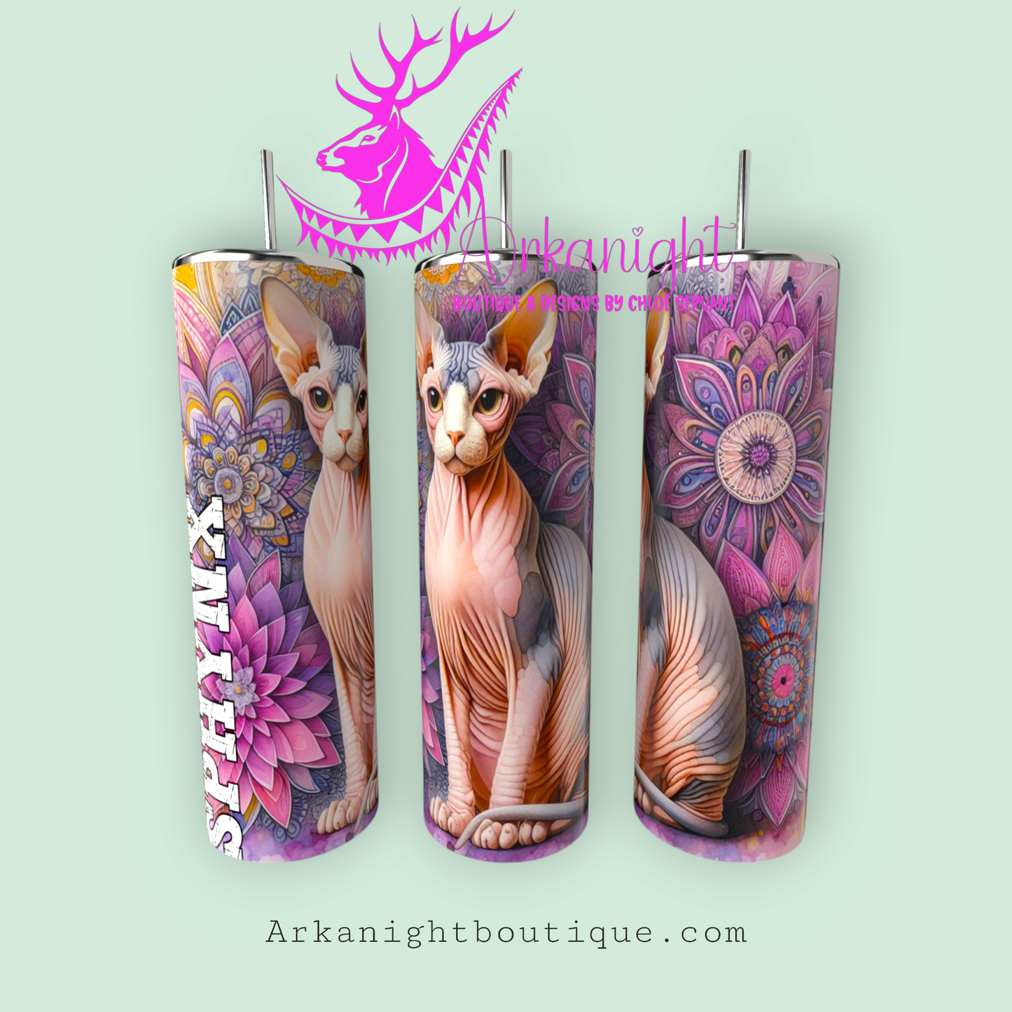 Numérique - Maman de Sphynx- Mandalas - Peau - 01