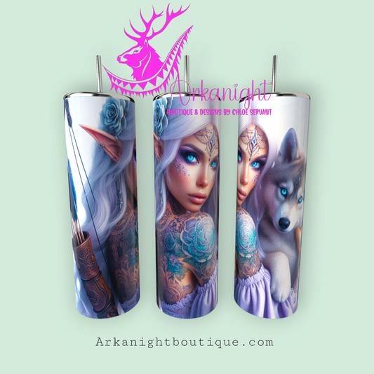 Gourde sur commande - Collection Elfiques - 06
