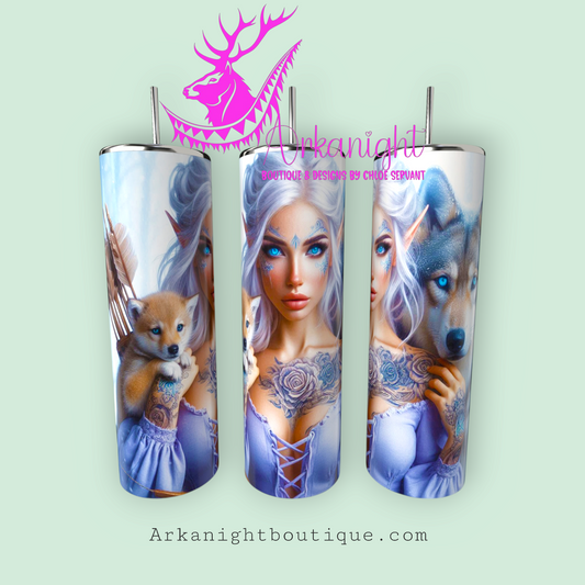 Gourde sur commande - Collection Elfiques - 04