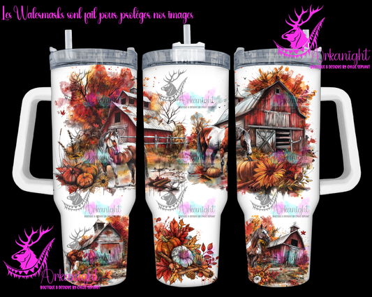 Numérique 40 oz - Autumn 2024 - Autumn Paint Horse