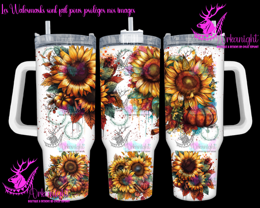 Numérique 40 oz - Autumn 2024 - Autumn Sunflower