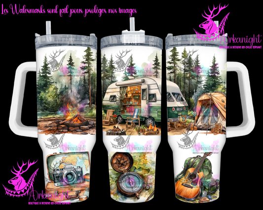 Gourde 40 oz sur commande - Camping