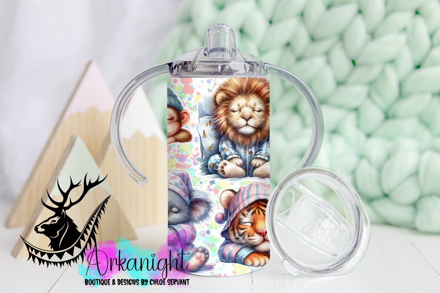 Gourde - Biberon Évolutif sur commande - Sleeping Animals