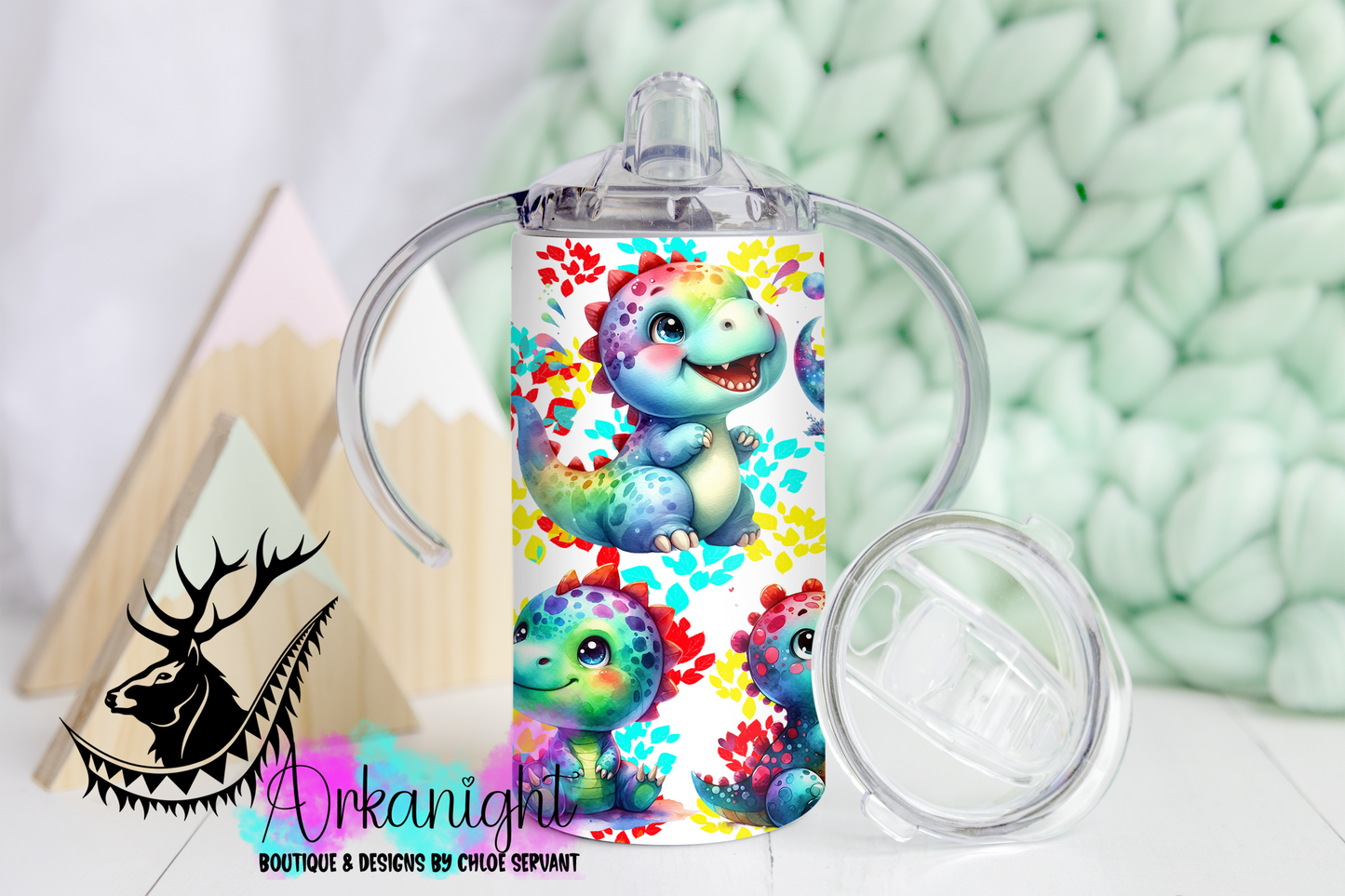 Gourde - Biberon Évolutif sur commande - Cute Dino