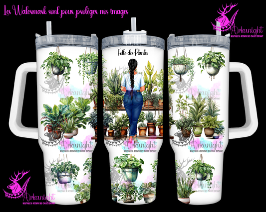 Gourde 40 oz sur commande - Folle des plantes