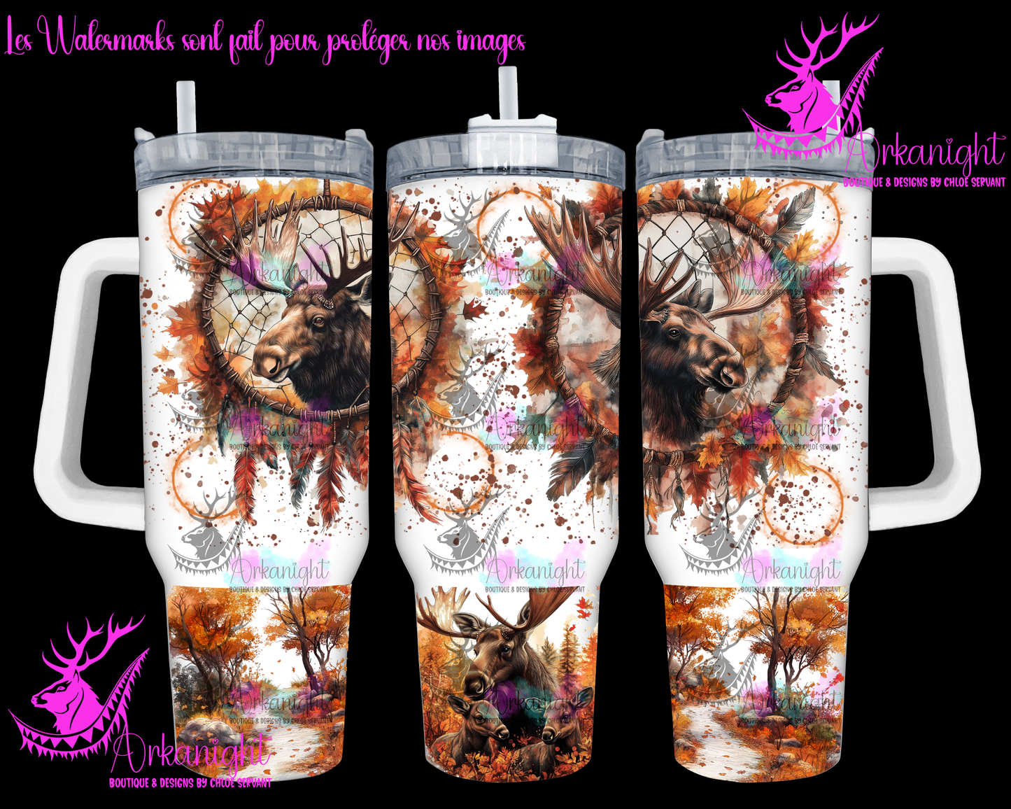 Gourde 40 oz sur commande - Autumn 2024 - Moose
