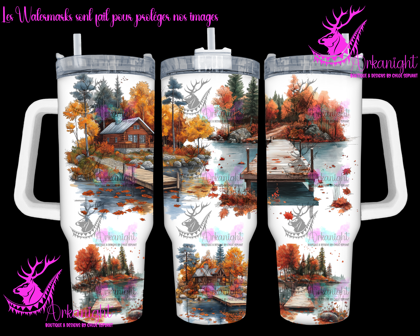 Gourde 40 oz sur commande - Autumn 2024 - Lake House