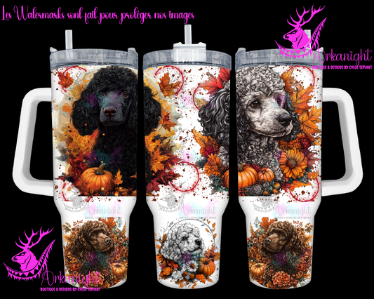 Gourde 40 oz sur commande - Autumn 2024 - Poodle