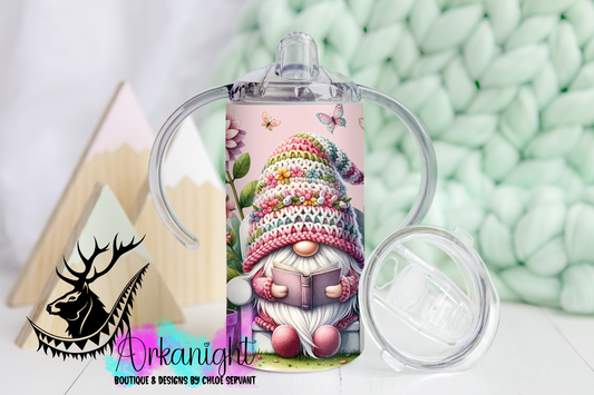 Gourde - Biberon Évolutif sur commande - Pink Summer Gnome