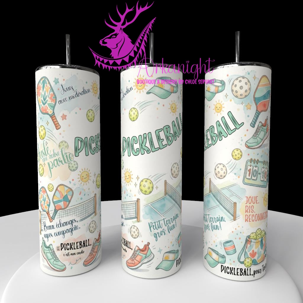 Gourde sur commande - Collection Métiers & Occupations - Pickleball