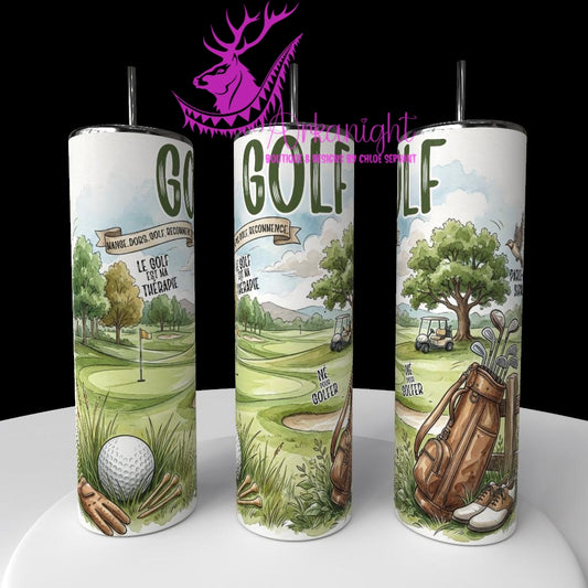 Gourde sur commande - Collection Métiers & Occupations - Golf