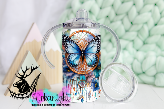 Gourde - Biberon Évolutif sur commande - Watercolor Boho Butterfly