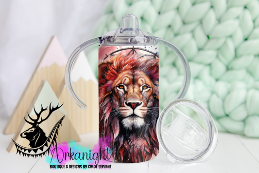Gourde - Biberon Évolutif sur commande - Watercolor Boho Lion