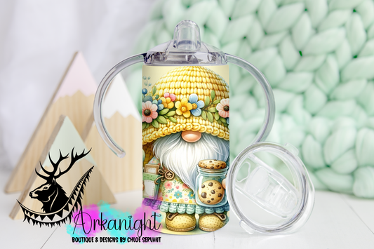 Gourde - Biberon Évolutif sur commande - Yellow Summer Gnome