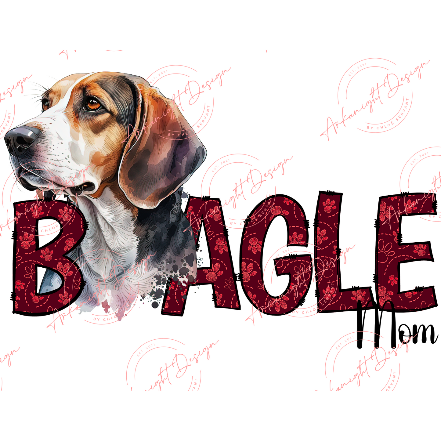 Beagle mom