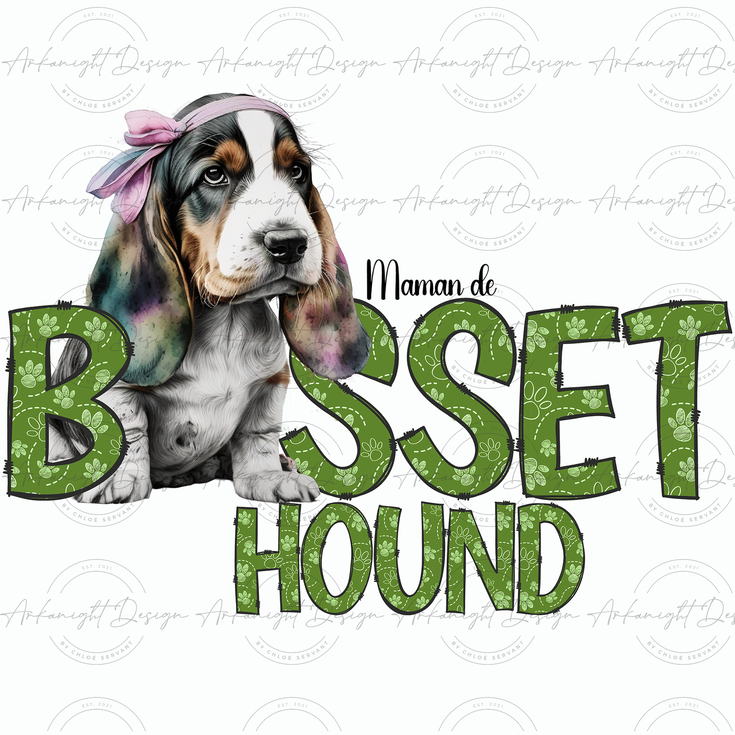 Maman de Basset Hound