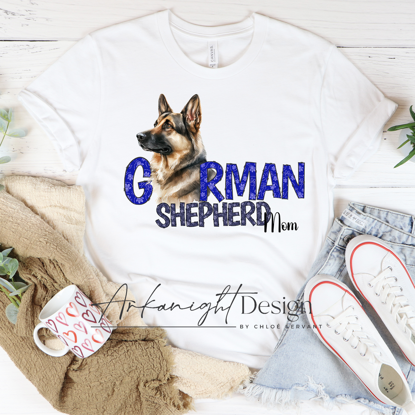 German Shepherd mom