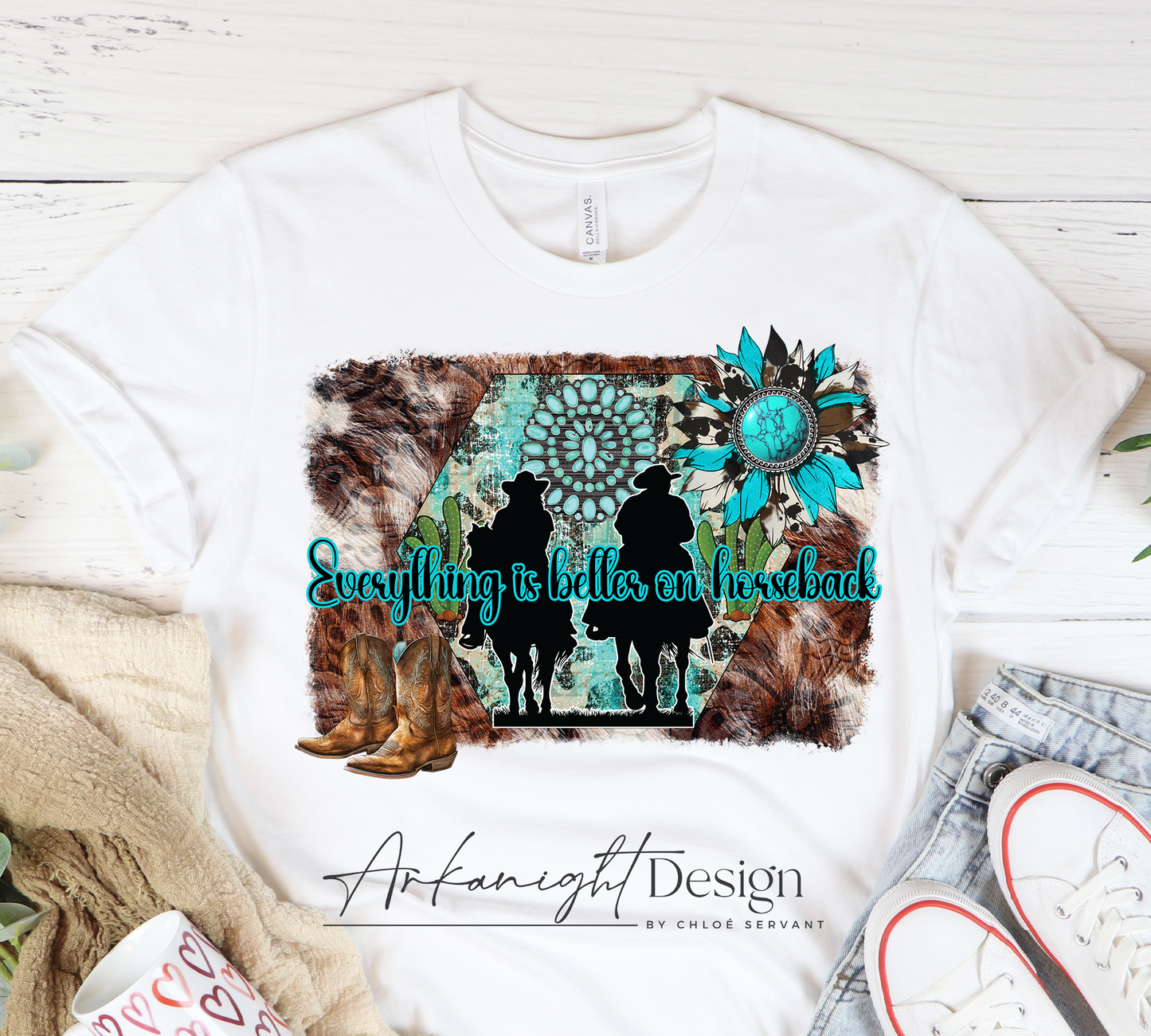 Everything is better on horseback